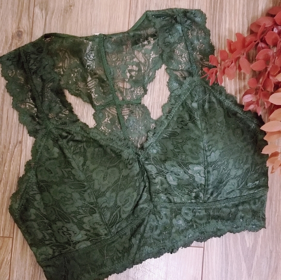 Other - Olive Green Lace Bralette